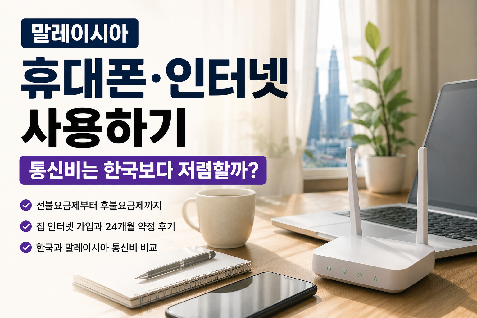 말레이시아 인터넷·휴대폰 사용하기｜통신비는 한국보다 저렴할까? 썸네일