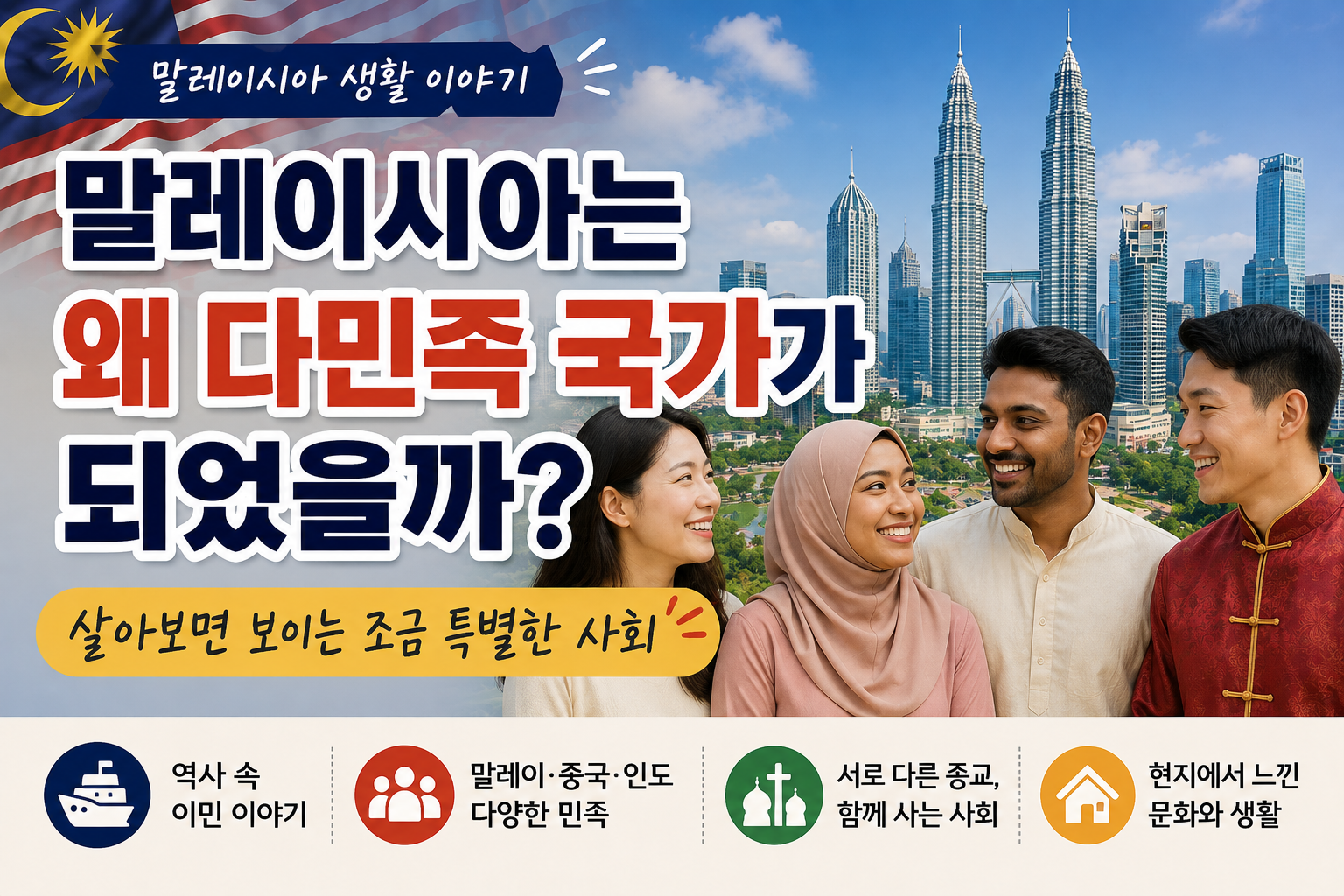 말레이시아는 왜 다민족 국가가 되었을까?｜살아보면 보이는 조금 특별한 사회 썸네일