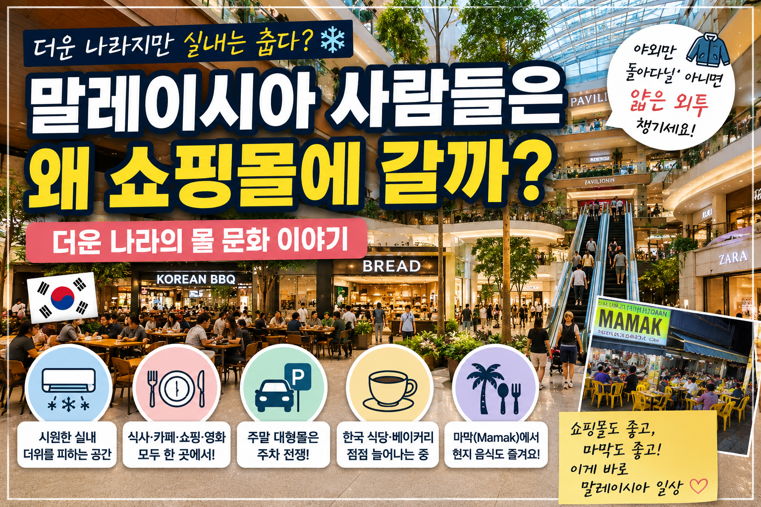 말레이시아 사람들은 왜 쇼핑몰에 갈까?｜더운 나라의 몰 문화 썸네일